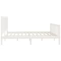 Miniatyrbillede 7 af 9: Senge & sengeramme - Living sengeramme 200x200 cm massivt træ hvid