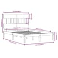 Miniatyrbillede 7 af 7: Senge & sengeramme - Living sengeramme 120x190 cm massivt træ