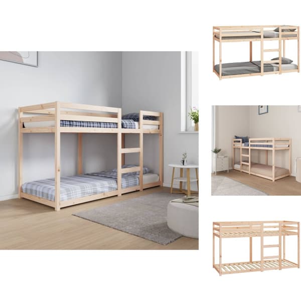 Sängar & sängramar - Living Våningssäng 75x190 cm massivt furu