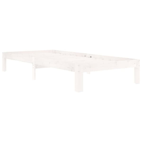 Senge & sengeramme - Living sengeramme 90x200 cm massivt fyrretræ hvid