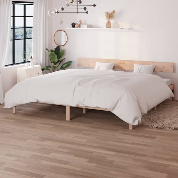 Senge & sengeramme - Living sengeramme 200x200 cm massivt fyrretræ