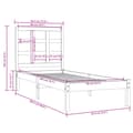 Miniatyrbillede 7 af 7: Senge & sengeramme - Living sengeramme 90x200 cm massivt træ