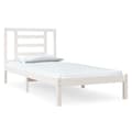 Miniatyrbillede 3 af 7: Senge & sengeramme - Living sengeramme 90x200 cm massivt fyrretræ hvid