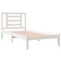 Miniatyrbillede 5 af 7: Senge & sengeramme - Living sengeramme 90x200 cm massivt fyrretræ hvid