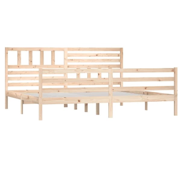 Senge & sengeramme - Living sengeramme 200x200 cm massivt træ