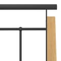 Pikkukuva 7 / 8: Sängyt & sängynrungot - Living Sängynrunko metalli ja täysi tammi 90x200 cm