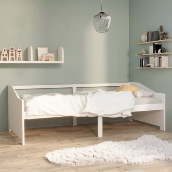 Sängar & sängramar - Living Dagbädd 3-sits vit massiv furu 90x200 cm