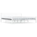 Miniatyrbillede 3 af 11: Senge & sengeramme - Living sengestel 200 x 200 cm metal hvid