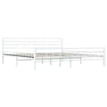 Miniatyrbillede 5 af 11: Senge & sengeramme - Living sengestel 200 x 200 cm metal hvid