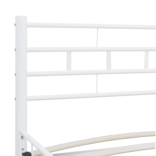 Senge & sengeramme - Living sengestel 200 x 200 cm metal hvid