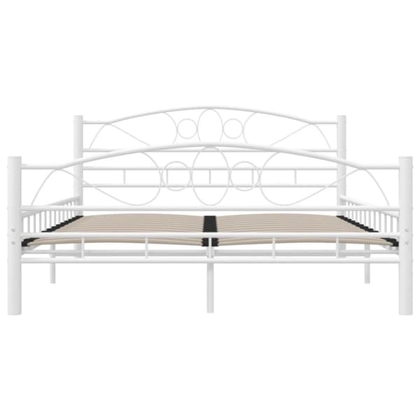 Senge & sengeramme - Living sengestel 140 x 200 cm metal hvid