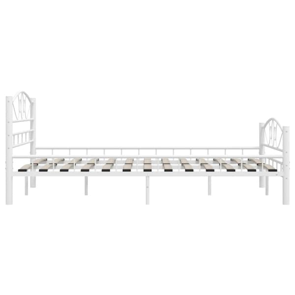 Senge & sengeramme - Living sengestel 140 x 200 cm metal hvid