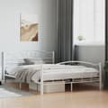 Miniatyrbillede 2 af 10: Senge & sengeramme - Living sengestel 140 x 200 cm metal hvid