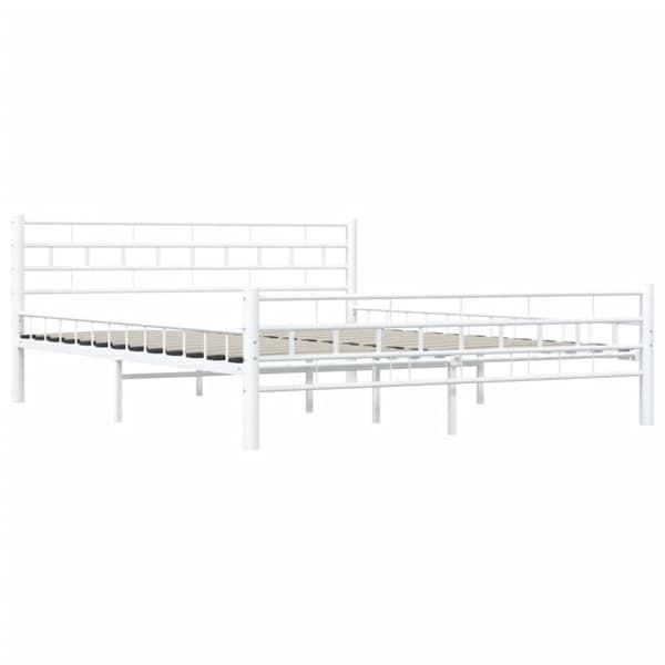 Senge & sengeramme - Living sengestel 160 x 200 cm metal hvid