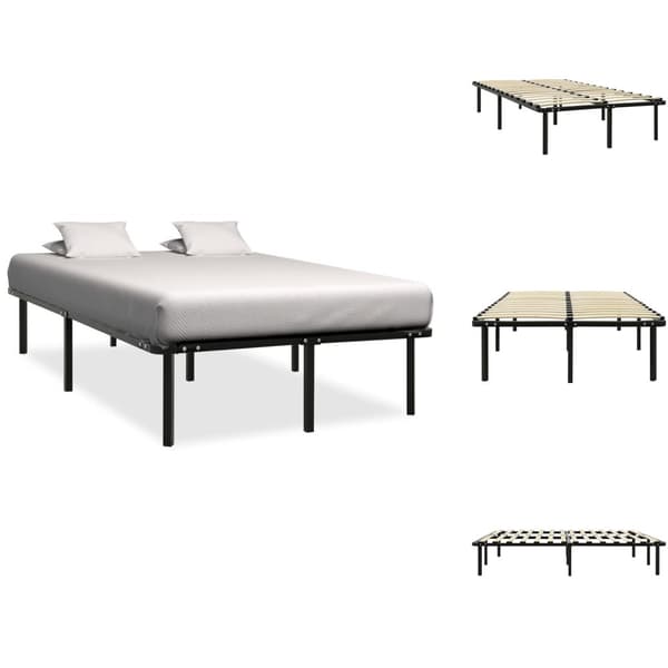 Senge & sengeramme - Living sengestel 160x200 cm metal sort