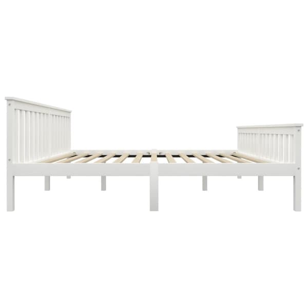 Senge & sengeramme - Living sengestel massivt fyrretræ 180 x 200 cm hvid
