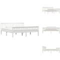 Miniatyrbillede 1 af 7: Senge & sengeramme - Living sengestel massivt fyrretræ 180 x 200 cm hvid