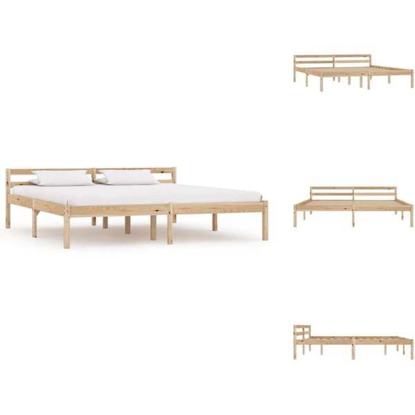 Senge & sengeramme - Living sengestel massivt fyrretræ 160 x 200 cm