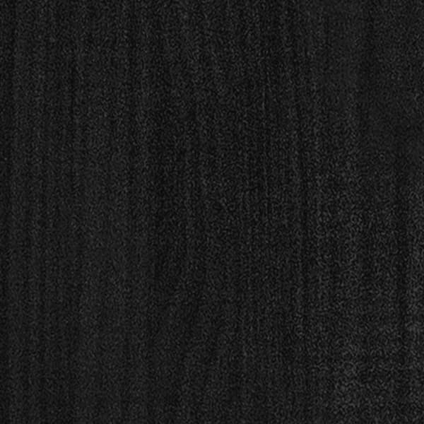 Senge & sengeramme - Living sengestel 200x200 cm massivt fyrretræ sort