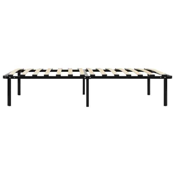 Sängyt & sängynrungot - Living Sängynrunko musta metalli 90x200 cm