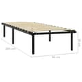 Pikkukuva 8 / 8: Sängyt & sängynrungot - Living Sängynrunko musta metalli 90x200 cm