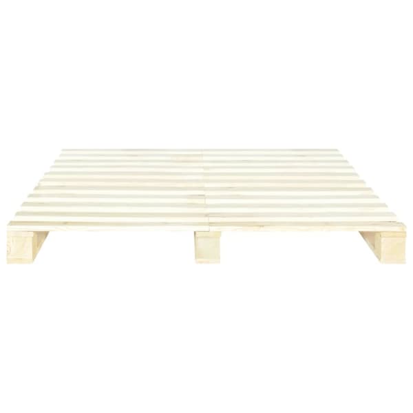 Senge & sengeramme - Living palleseng massivt fyrretræ 200 x 200 cm