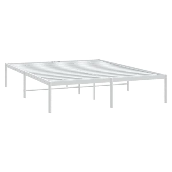 Senge & sengeramme - Living sengeramme 140x190 cm metal hvid