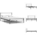 Miniatyrbillede 1 af 8: Senge & sengeramme - Living sengestel 160 x 200 cm metal grå