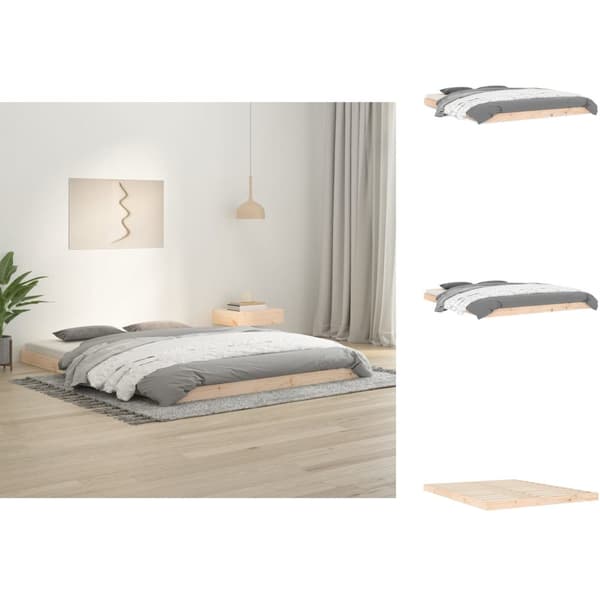 Sängyt & sängynrungot - Living Sängynrunko 150x200 cm King Size täysi mänty