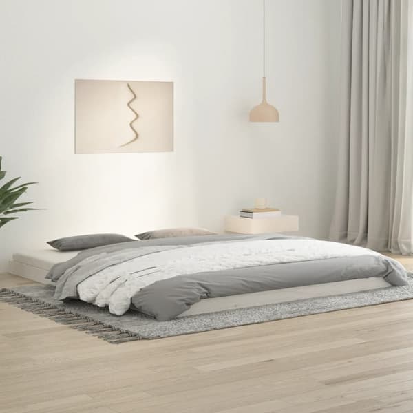 Sängar & sängramar - Living Sängram 180x200 cm massiv furu vit