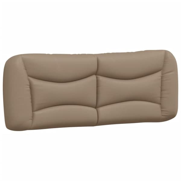 vidaXL seng 120x200 cm kunstlæder cappuccinofarvet