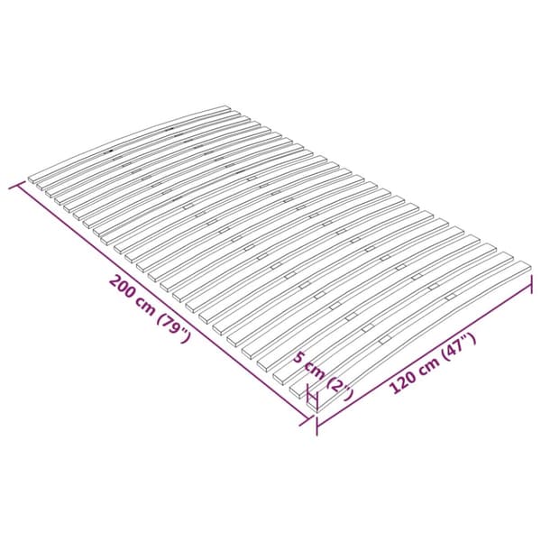 Lamelbund med 24 lameller 120x200 cm - Lamelbund - Lamelbunde - Home & Living