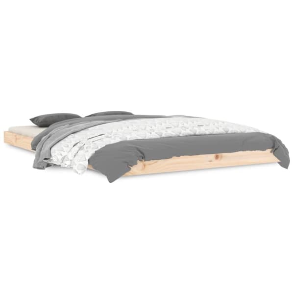 Sengeramme 120x190 cm massivt fyrretræ - Sengestel - Sengeramme - Home & Living