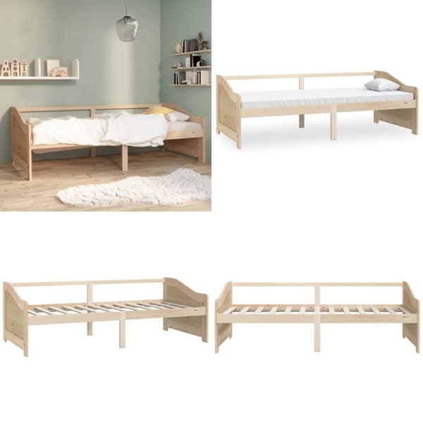 3-personers daybed 90x200 cm massivt fyrretræ - Daybed - Daybeds - Home & Living
