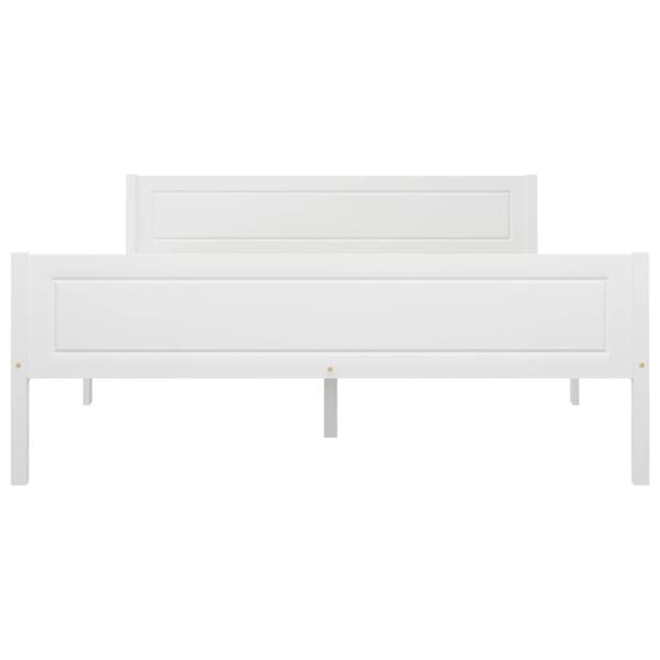 Sengestel 120x200 cm massivt fyrretræ hvid - Sengestel - Sengeramme - Home & Living