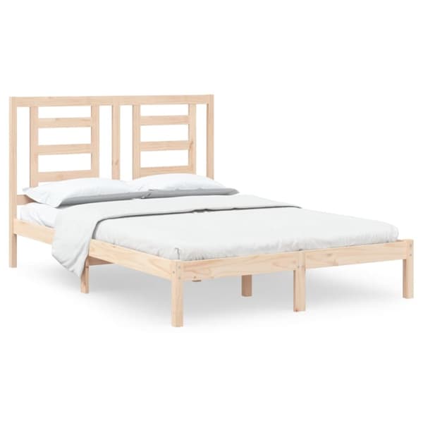Sängram massiv furu 140x190 cm - Sängram - Sängramar - Home & Living