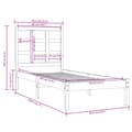 Miniatyrbillede 7 af 7: Sengeramme 90x190 cm massivt træ - Sengeramme - Sengerammer - Home & Living
