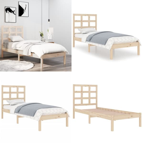 Sengeramme 90x190 cm massivt træ - Sengeramme - Sengerammer - Home & Living