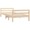 Miniatyrbillede 5 af 9: Sengeramme 90x200 cm massivt fyrretræ - Sengeramme - Sengerammer - Home & Living