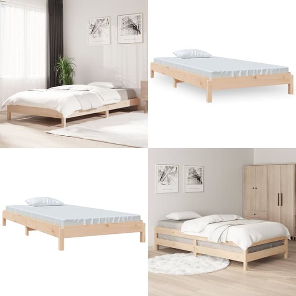 Pinottava sänky 90x190 cm täysi mänty - Pinottava Sänky - Pinottavat Sängyt - Home & Living