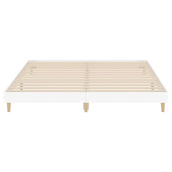 Sengestel 120x200 cm konstrueret træ hvid - Sengeramme - Sengerammer - Home & Living