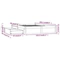 Miniatyrbillede 11 af 11: Sengeramme med skuffer 150x200 cm King Size - Sengeramme - Sengerammer - Home & Living