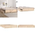 Miniatyrbillede 1 af 11: Sengeramme med skuffer 150x200 cm King Size - Sengeramme - Sengerammer - Home & Living