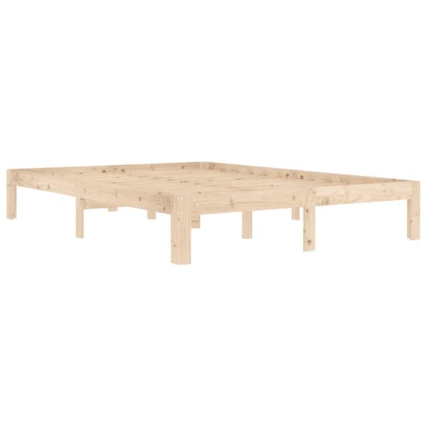 Sengeramme 140x200 cm massivt fyrretræ - Sengeramme - Sengerammer - Home & Living
