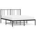Miniatyrbillede 3 af 11: Sengeramme med sengegavl 140x190 cm metal sort - Sengestel - Sengeramme - Home & Living