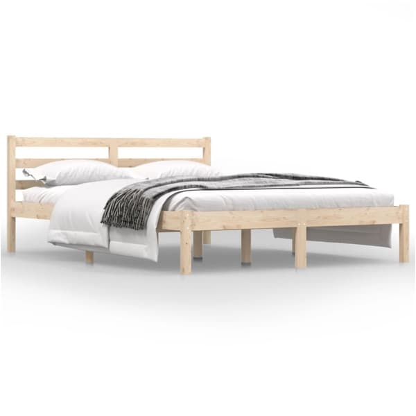 Sängynrunko täysi mänty 120x190 cm Small Double - Sängynrunko - Sängynrungot - Home & Living