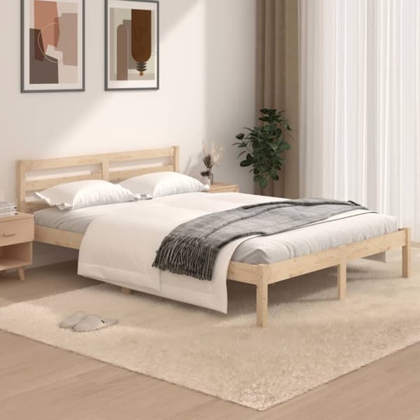 Sängynrunko täysi mänty 120x190 cm Small Double - Sängynrunko - Sängynrungot - Home & Living