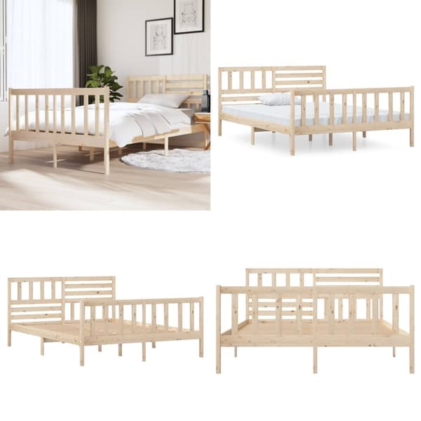 Sengeramme 120x190 cm Small Double massivt træ - Sengeramme - Sengerammer - Home & Living