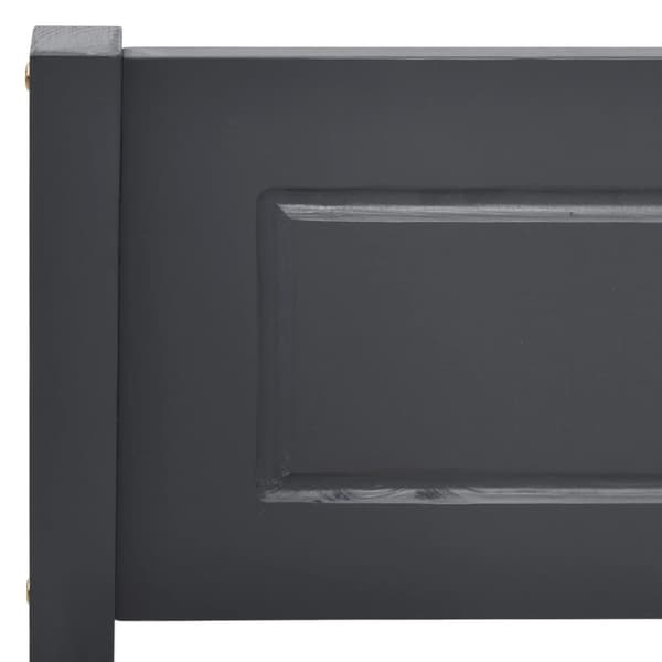 Sengestel 200x200 cm massivt fyrretræ grå - Sengestel - Sengeramme - Home & Living