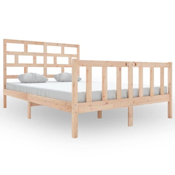 Sengeramme 120x200 cm massivt træ - Sengeramme - Sengerammer - Home & Living